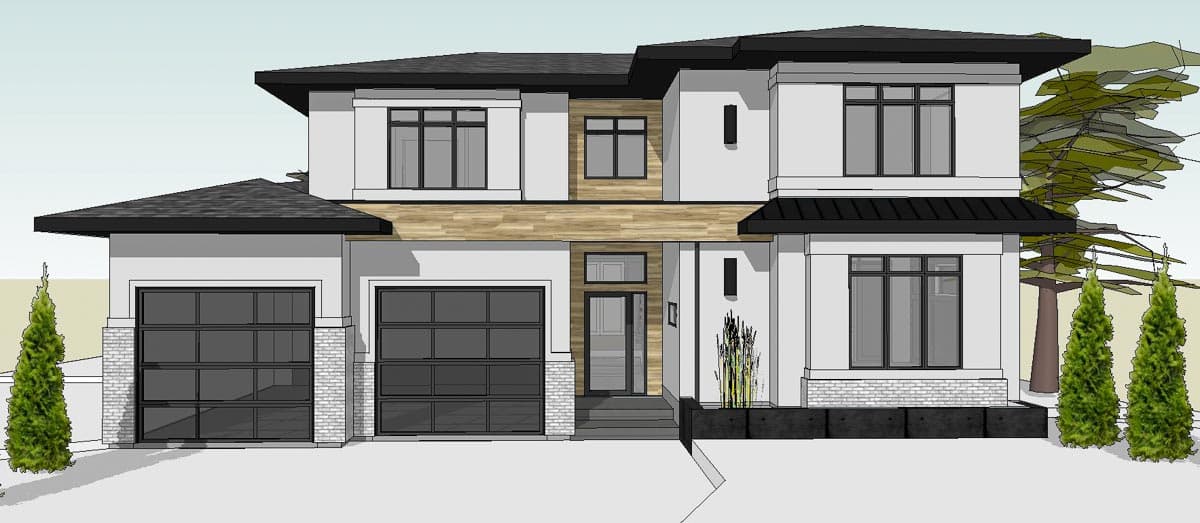 Plan 318300MAT: Exclusive Modern Prairie House Plan with Optional Lower Level - 2313 Sq Ft - Image #57 - Modern, Northwest, Prairie