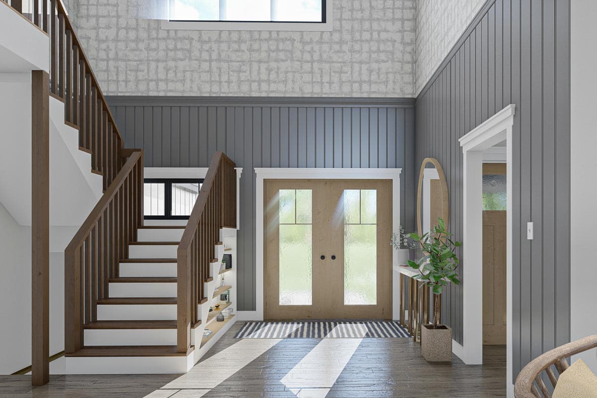 Plan 623045DJ: Craftsman House Plan with a Mixed Material Exterior and an Upstairs Bonus with Bath - Image #9 - Cottage, Country, Craftsman, Northwest