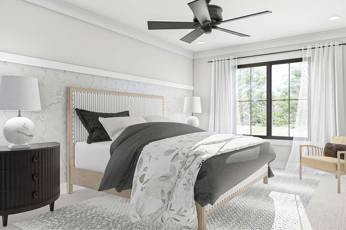 Plan 623050DJ: Triplex House Plan with Matching 3 Bed, 2.5 Bath Units - 1464 Sq Ft Each - Image #10 - Country, Traditional, Transitional