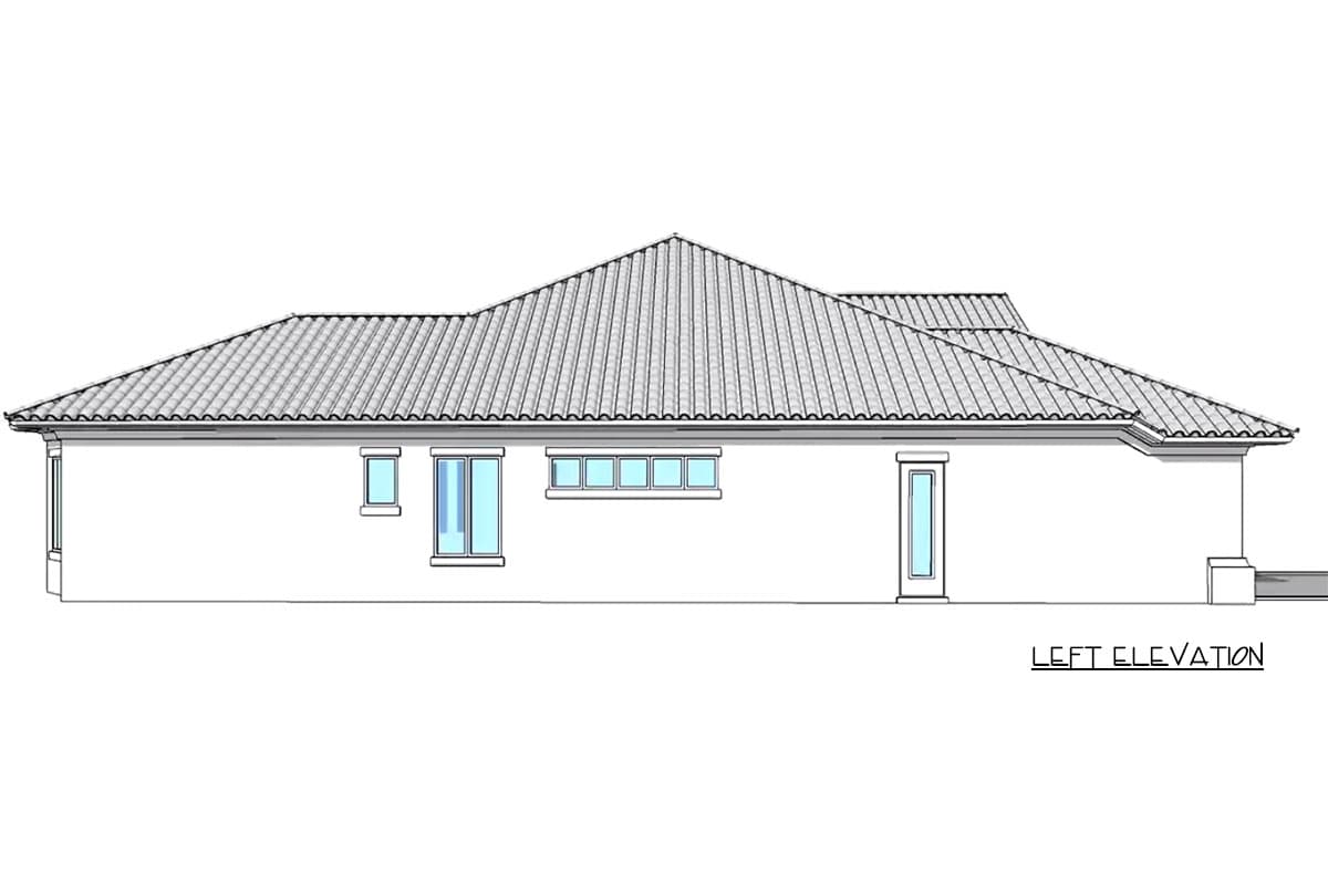 Plan 33065ZR: 3 Bedroom House Plan with 59-Foot-Wide Footprint - 2723 Sq Ft - Image #15 - European, Florida-Style, Mediterranean, Spanish