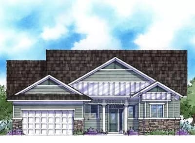 1660 Square Foot Starter House Plan or Empty-Nester