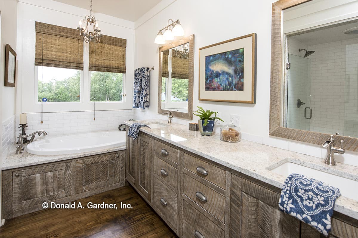 Plan 444001GDN: Modern Farmhouse Plan with Screened Porch and Split-bed Layout - 1905 Sq Ft - Image #14 - Country, Farmhouse, Modern Farmhouse, New American