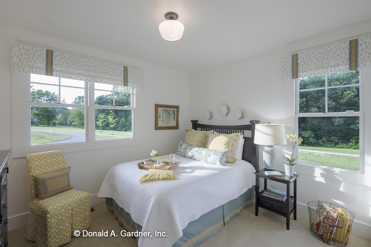 Plan 444001GDN: Modern Farmhouse Plan with Screened Porch and Split-bed Layout - 1905 Sq Ft - Image #16 - Country, Farmhouse, Modern Farmhouse, New American