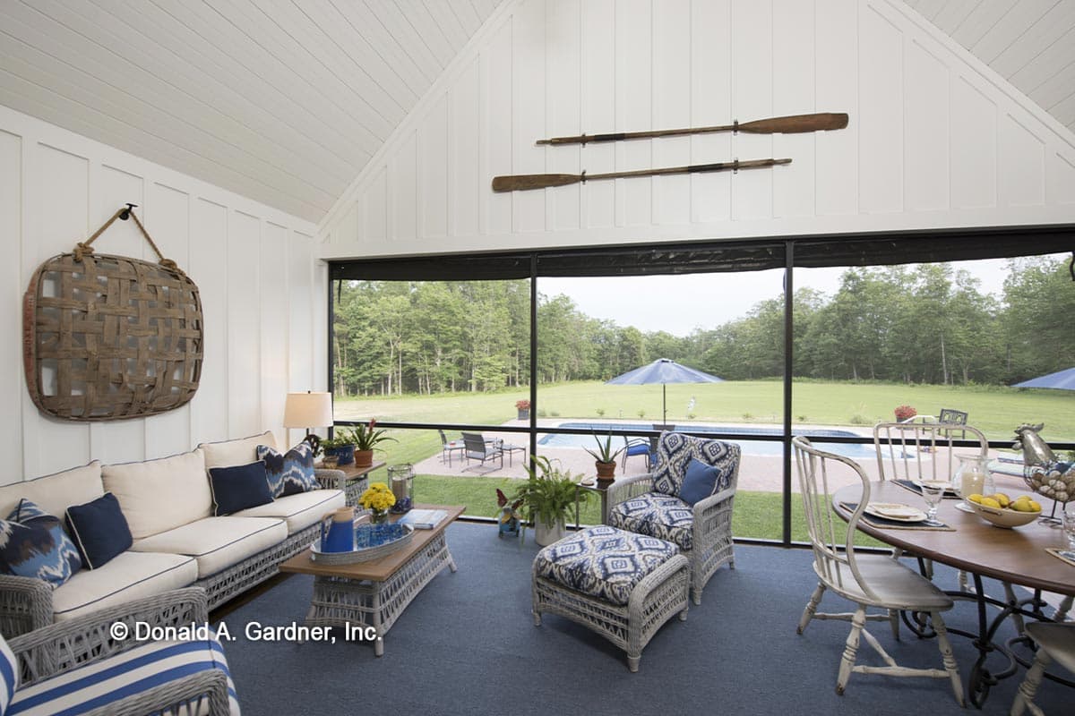 Plan 444001GDN: Modern Farmhouse Plan with Screened Porch and Split-bed Layout - 1905 Sq Ft - Image #18 - Country, Farmhouse, Modern Farmhouse, New American