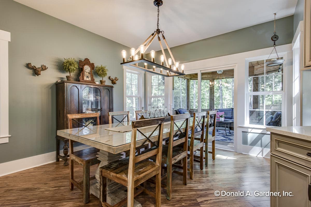 Plan 444003GDN: New American House Plan with a Hillside-Walkout Basement and Angled Garage - 2896 Sq Ft - Image #11 - Craftsman, New American