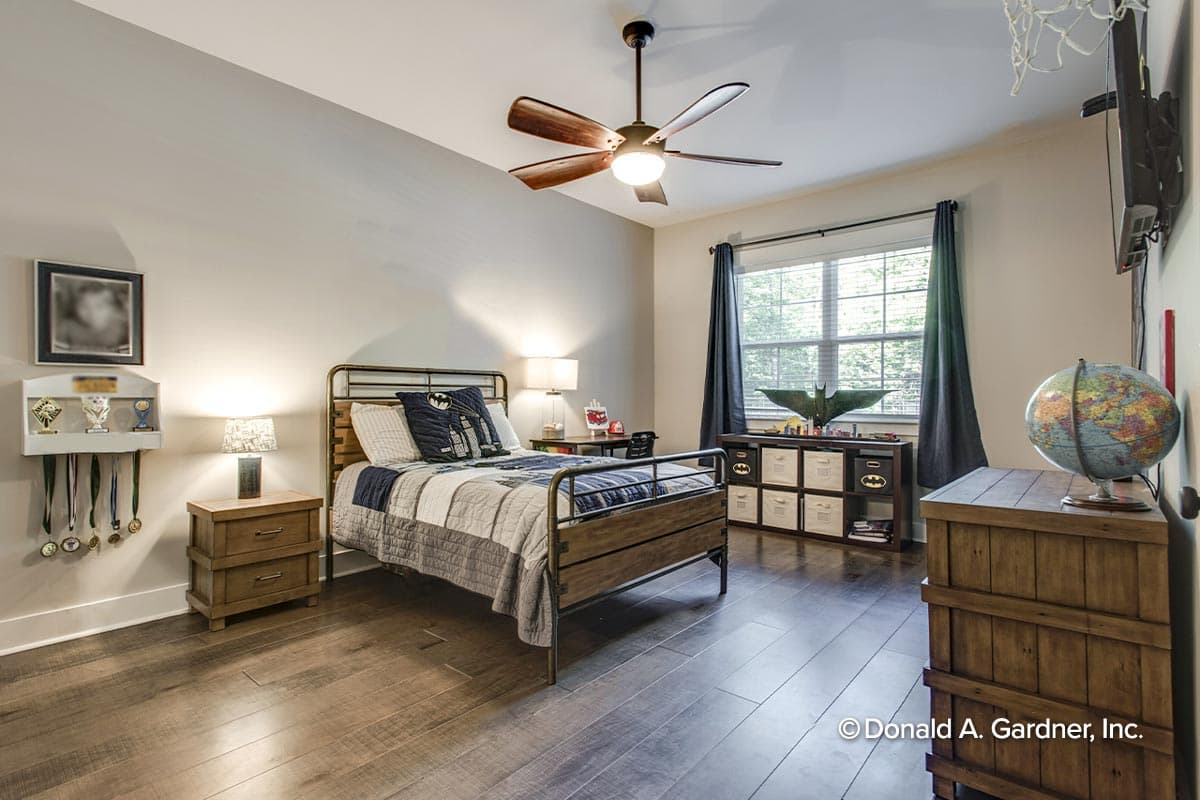 Plan 444003GDN: New American House Plan with a Hillside-Walkout Basement and Angled Garage - 2896 Sq Ft - Image #17 - Craftsman, New American