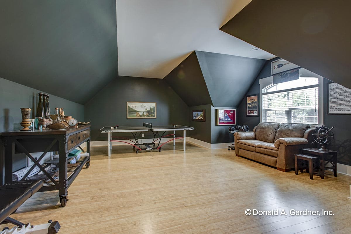 Plan 444003GDN: New American House Plan with a Hillside-Walkout Basement and Angled Garage - 2896 Sq Ft - Image #22 - Craftsman, New American