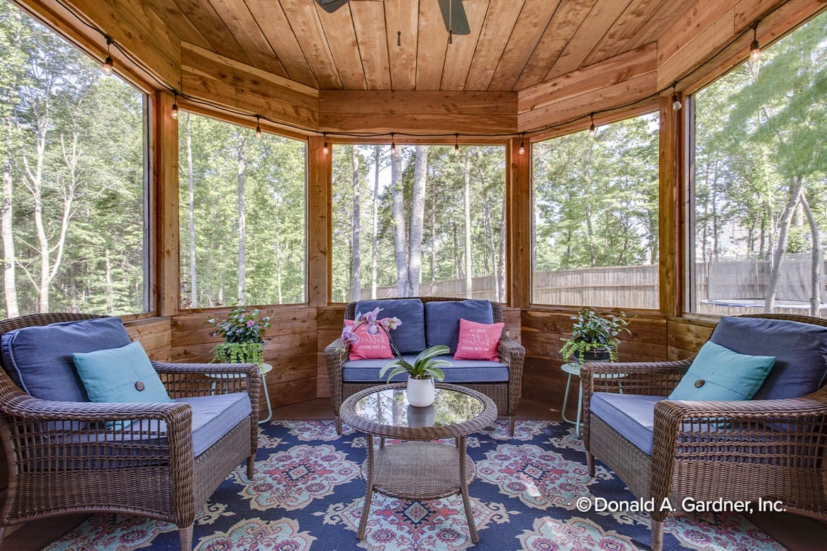 Plan 444003GDN: New American House Plan with a Hillside-Walkout Basement and Angled Garage - 2896 Sq Ft - Image #24 - Craftsman, New American