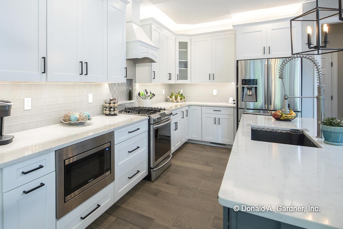 Plan 444004GDN: Classic Craftsman Home Plan with 2-Story Great Room and Angled 3-Car Garage - Image #7 - Country, Craftsman, Shingle, Traditional