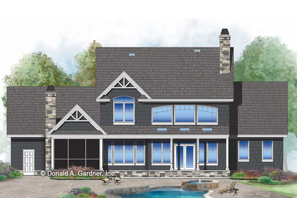 Plan 444004GDN: Classic Craftsman Home Plan with 2-Story Great Room and Angled 3-Car Garage - Image #19 - Country, Craftsman, Shingle, Traditional