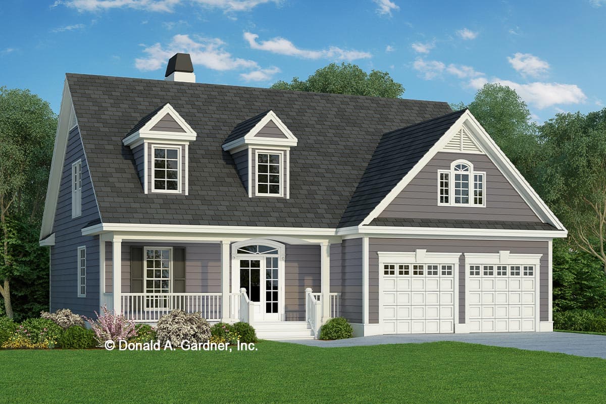 Plan 444005GDN: Classic Cape Cod Home Plan with First Floor Master Suite - Image #5 - Cape Cod, Country, Traditional