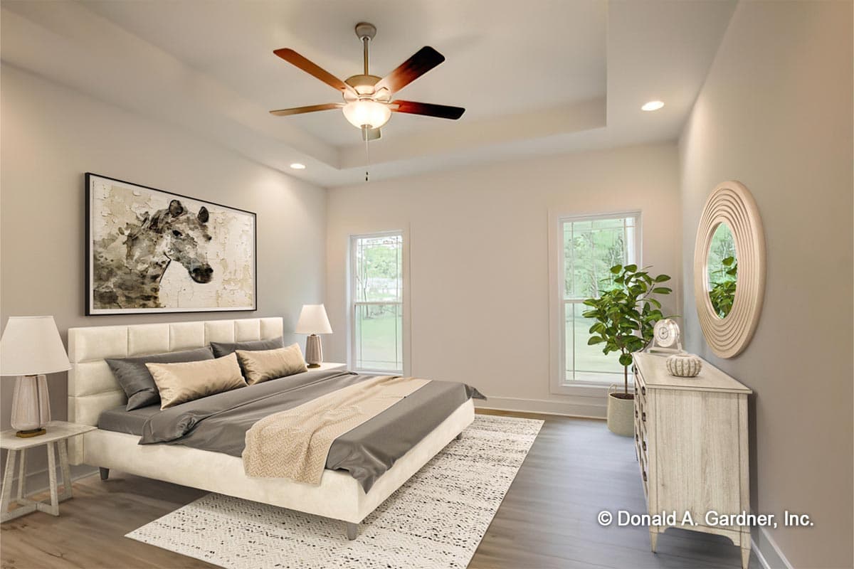 Plan 444005GDN: Classic Cape Cod Home Plan with First Floor Master Suite - Image #13 - Cape Cod, Country, Traditional