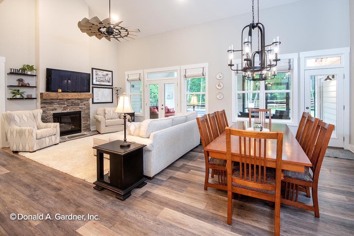 Plan 444008GDN: One Story Farmhouse Home Plan with Optional Bonus Room - Image #7 - Country, Farmhouse, Modern Farmhouse, New American, Ranch, Southern