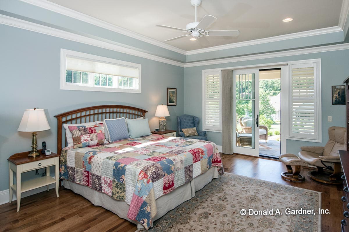 Plan 444009GDN: Single-level Country Craftsman Plan with Screened Porch and Bonus Room - 2812 Sq Ft - Image #12 - Country, Craftsman, New American, Traditional