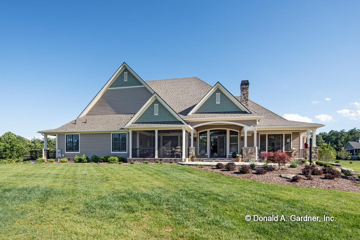 Plan 444009GDN: Single-level Country Craftsman Plan with Screened Porch and Bonus Room - 2812 Sq Ft - Image #21 - Country, Craftsman, New American, Traditional