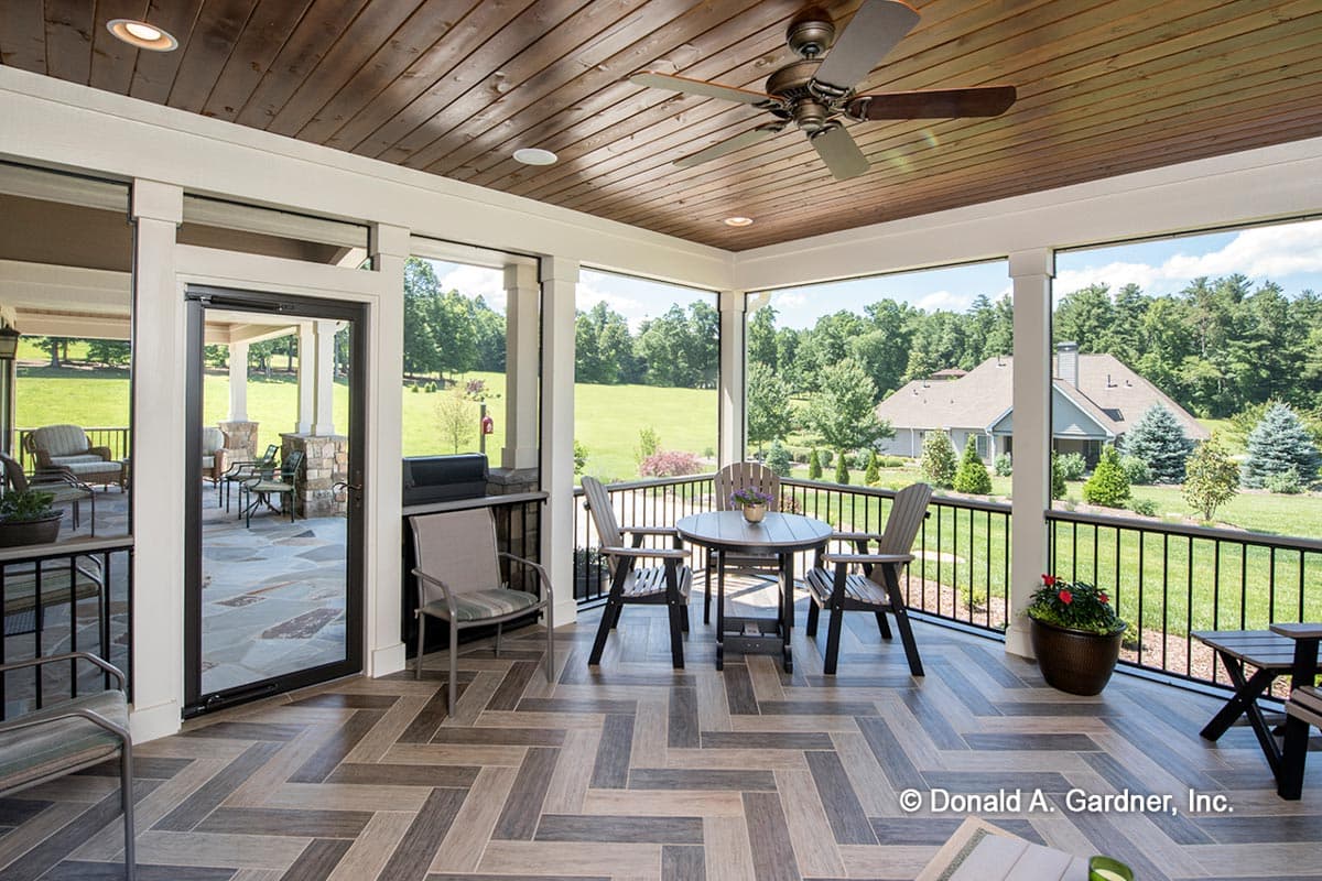 Plan 444009GDN: Single-level Country Craftsman Plan with Screened Porch and Bonus Room - 2812 Sq Ft - Image #20 - Country, Craftsman, New American, Traditional