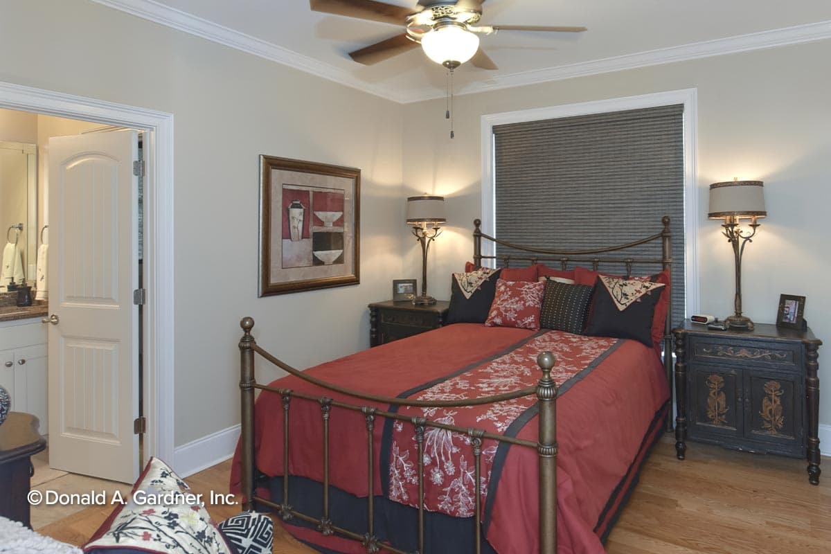 Plan 444010GDN: Traditional Craftsman Home Plan with Screened Porch and Split-bed Layout - Image #17 - Country, Craftsman, Traditional