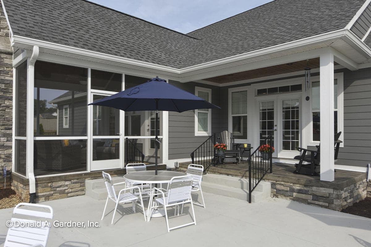 Plan 444010GDN: Traditional Craftsman Home Plan with Screened Porch and Split-bed Layout - Image #23 - Country, Craftsman, Traditional