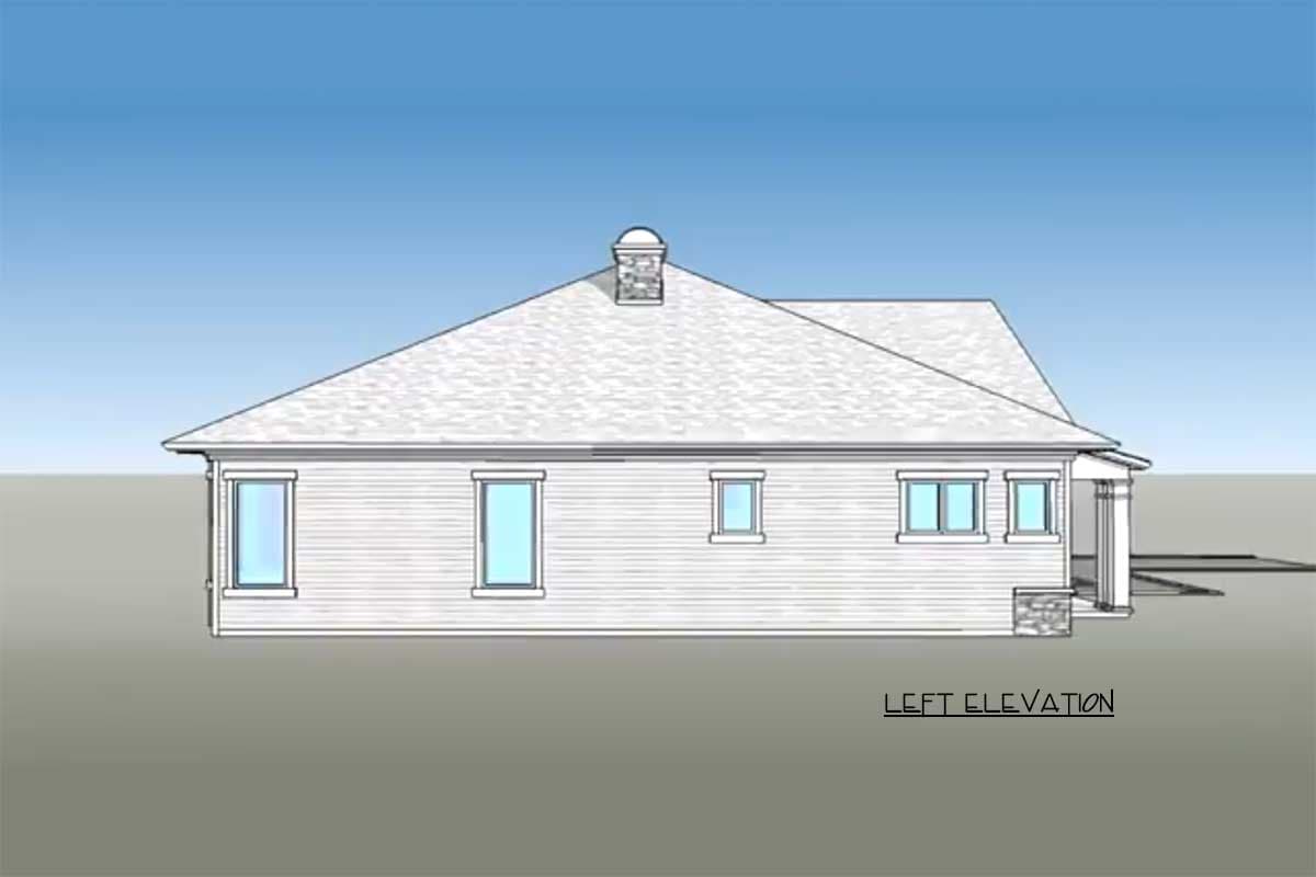 Plan 33072ZR: Beautiful Modern Farmhouse Plan with Open Floor Plan - Image #4 - Modern Farmhouse, New American, Southern