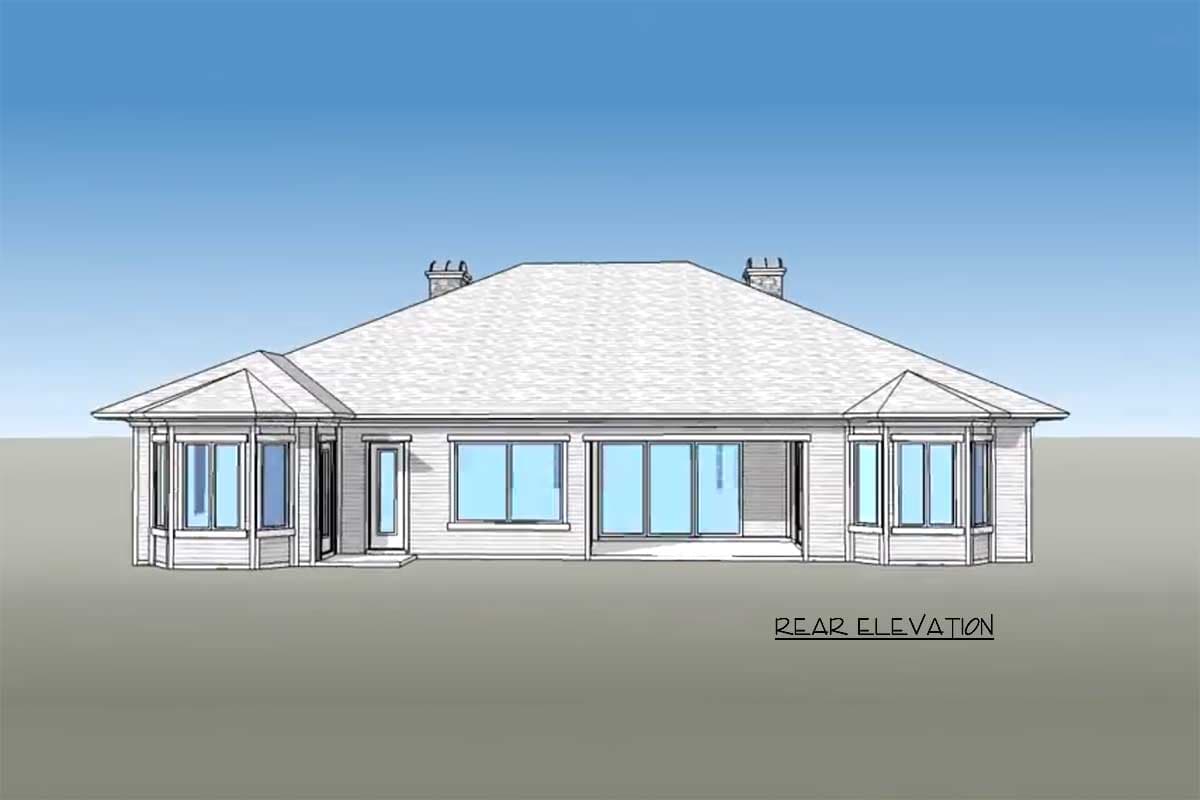 Plan 33072ZR: Beautiful Modern Farmhouse Plan with Open Floor Plan - Image #5 - Modern Farmhouse, New American, Southern
