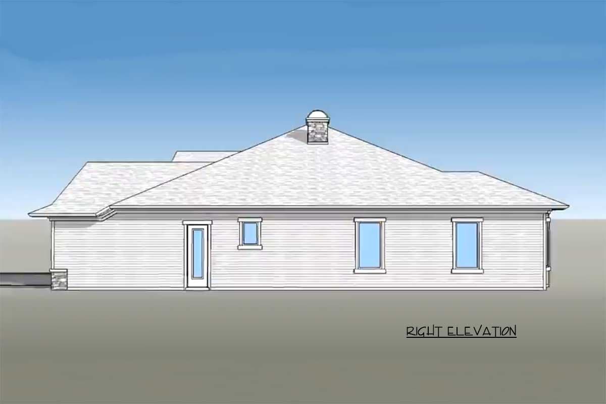 Plan 33072ZR: Beautiful Modern Farmhouse Plan with Open Floor Plan - Image #6 - Modern Farmhouse, New American, Southern