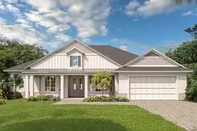 Beautiful Modern Farmhouse Plan with Open Floor Plan