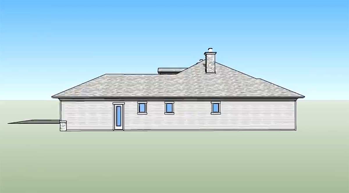 Plan 33076ZRX: House Plan with Private Master Retreat - Image #5 - European, French Country