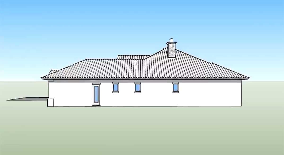 Plan 33077ZRX: Home Plan with Private Master Retreat & Options - Image #5 - Florida-Style, Mediterranean