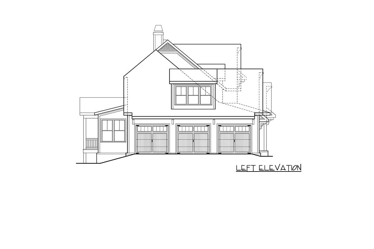 Plan 710411BTZ: New American House Plan with 8'-Deep Front Porch and 12'-Deep Rear Porch - 2782 Sq Ft - Image #5 - Country, Farmhouse, Modern Farmhouse, New American, Traditional
