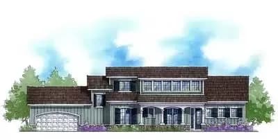 1.5 Story House Plan Under 2000 Square Feet with Natural Light-Filled Loft
