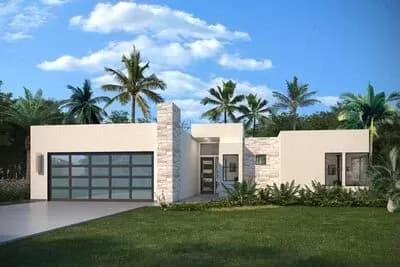 Contemporary Southwest Home Plan with Open-concept Living Space