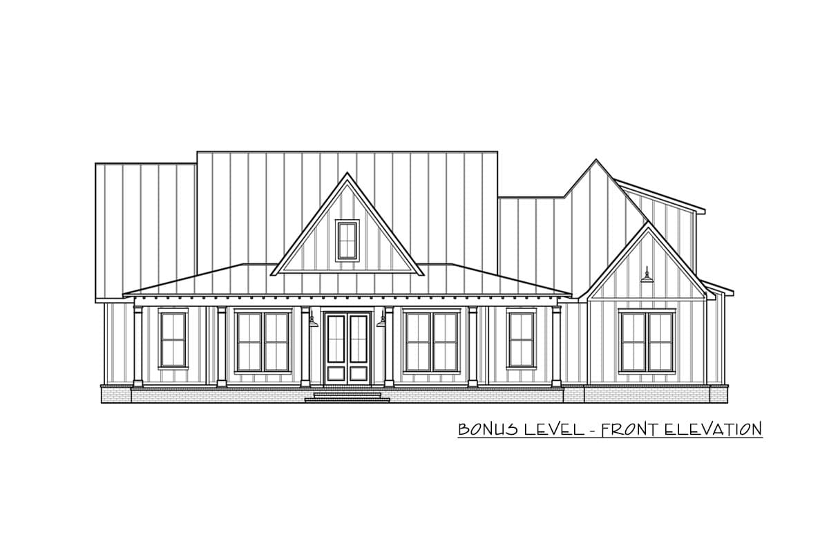 Plan 56510SM: Farmhouse with Home Office and Wraparound Porch - 2085 Sq Ft - Image #10 - Country, Modern Farmhouse, New American