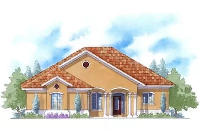Narrow Lot House Plan with 2 Master Suites and a Flex Room - 2240 Sq Ft