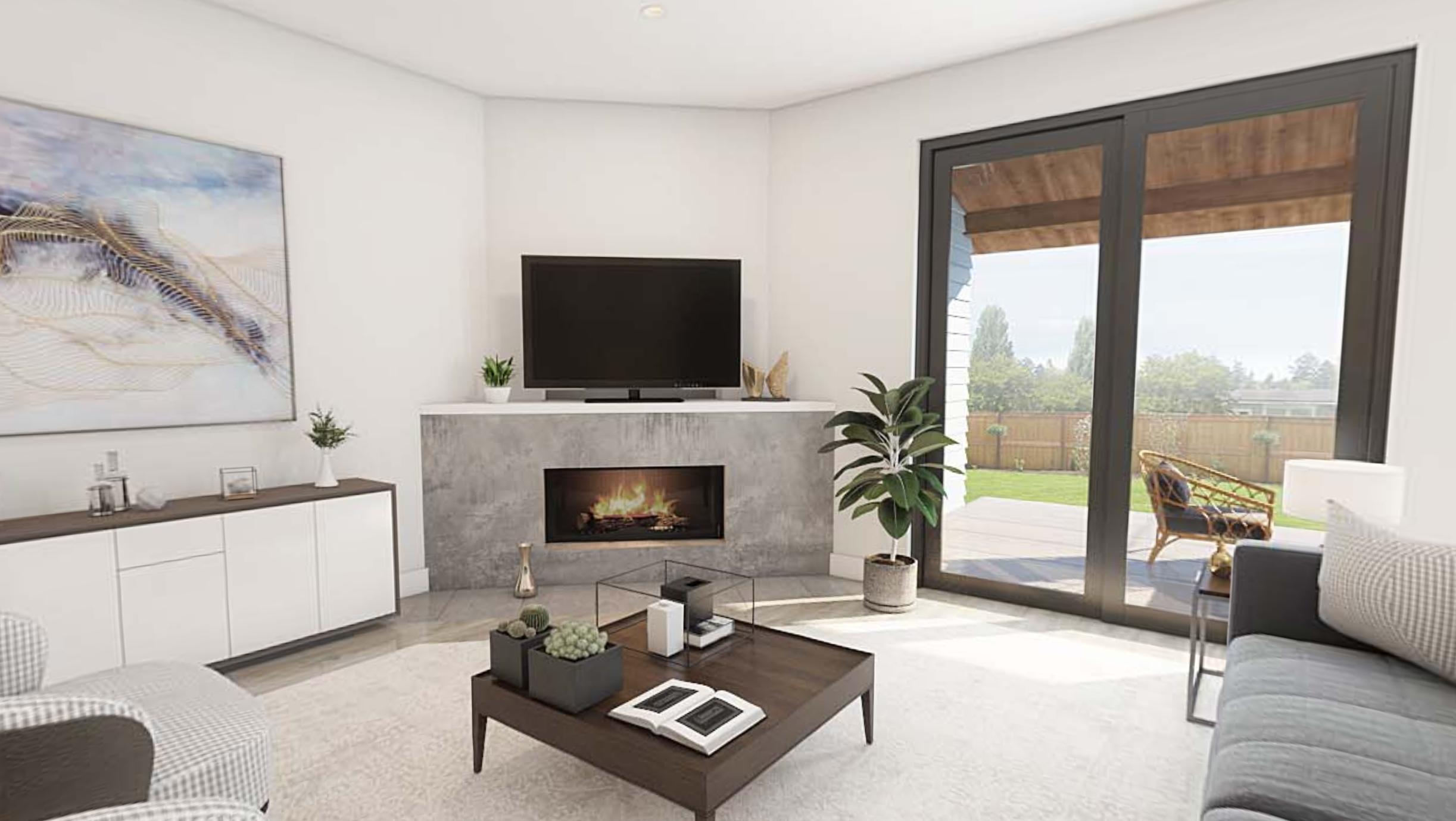 Plan 69782AM: Modern One-Story Home Plan with Home Office Flex Room - 1427 Sq Ft - Image #7 - Contemporary, Mid Century Modern, Modern, Northwest