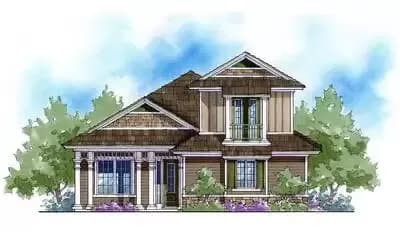 2250 Square Foot Narrow Lot House Plan with Bonus Room