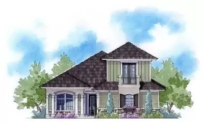 House Plan for Narrow Lot with Bonus Room