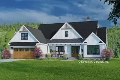 Modern Farmhouse Plan with Abundance of Natural Light