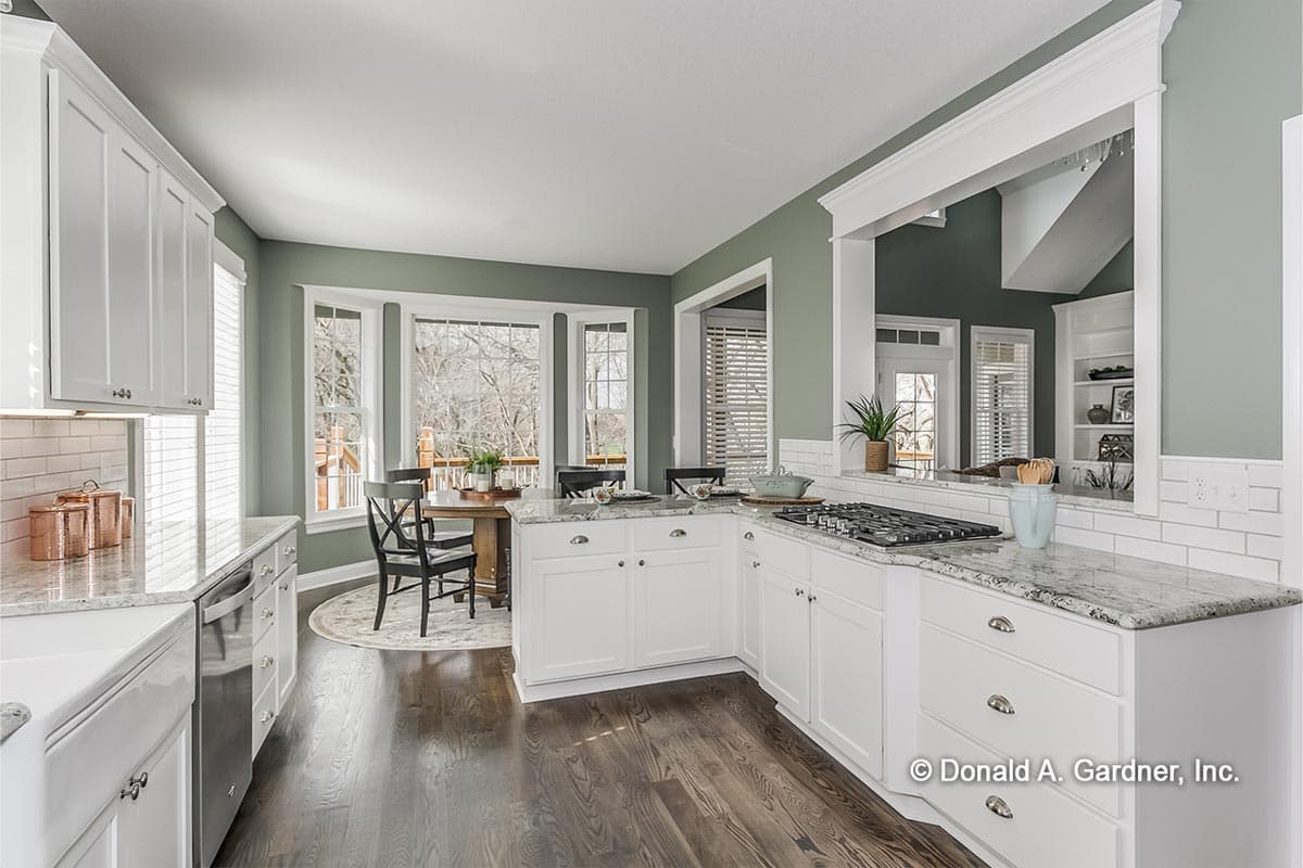 Plan 444031GDN: Small 3-Bed House Plan with 2-Story Foyer and Great Room - Image #7 - Cottage, Country, Traditional