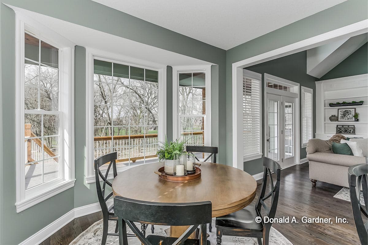 Plan 444031GDN: Small 3-Bed House Plan with 2-Story Foyer and Great Room - Image #8 - Cottage, Country, Traditional