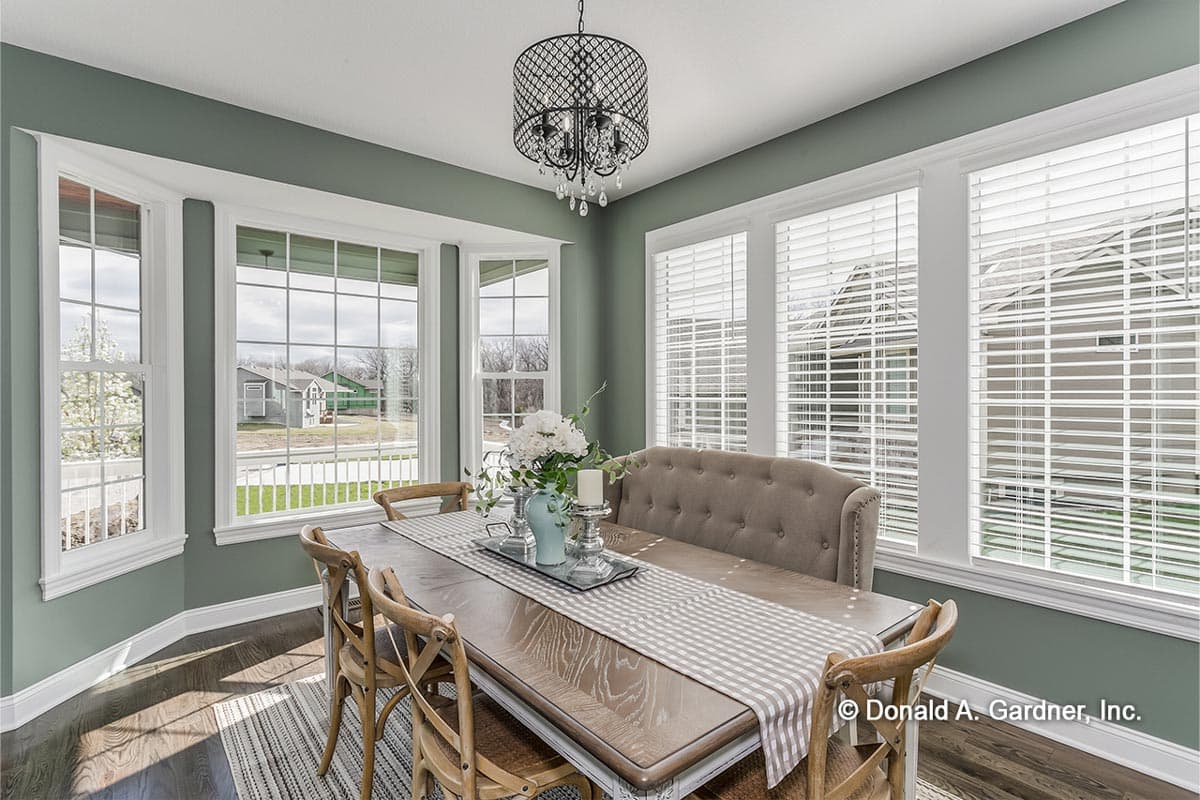 Plan 444031GDN: Small 3-Bed House Plan with 2-Story Foyer and Great Room - Image #9 - Cottage, Country, Traditional