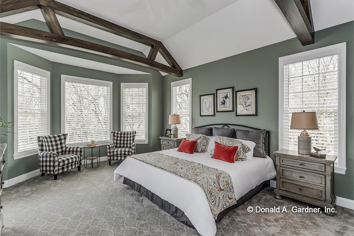 Plan 444031GDN: Small 3-Bed House Plan with 2-Story Foyer and Great Room - Image #10 - Cottage, Country, Traditional