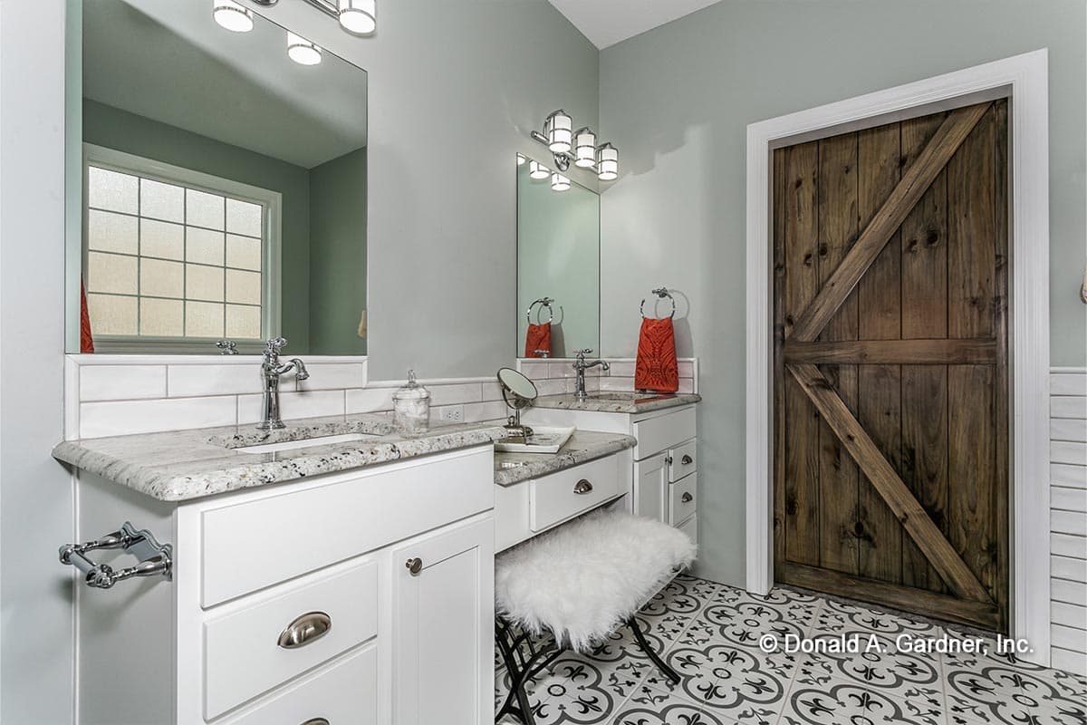 Plan 444031GDN: Small 3-Bed House Plan with 2-Story Foyer and Great Room - Image #11 - Cottage, Country, Traditional