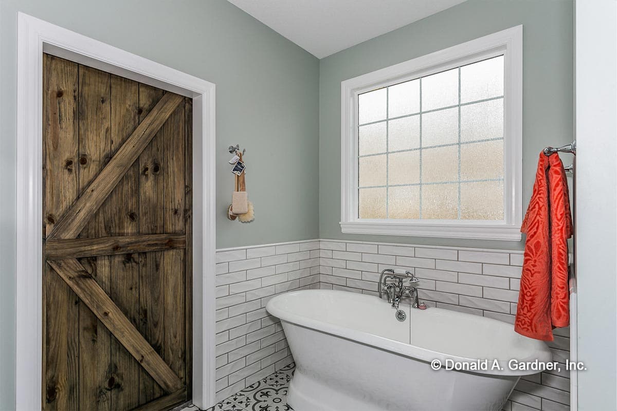 Plan 444031GDN: Small 3-Bed House Plan with 2-Story Foyer and Great Room - Image #12 - Cottage, Country, Traditional