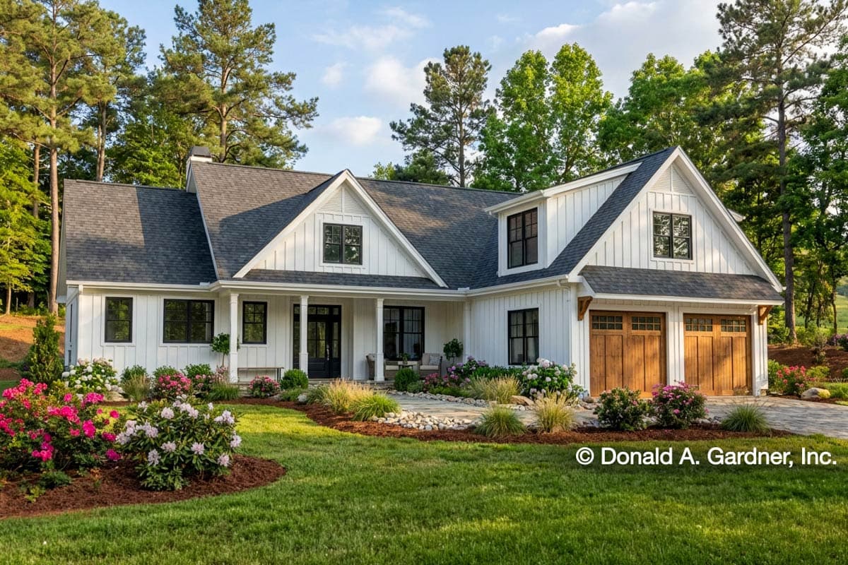 Plan 444037GDN: 3-Bed Craftsman House Plan with Bonus Room - Image #1 - Country, Craftsman, Farmhouse, Modern Farmhouse, New American, Ranch, Traditional