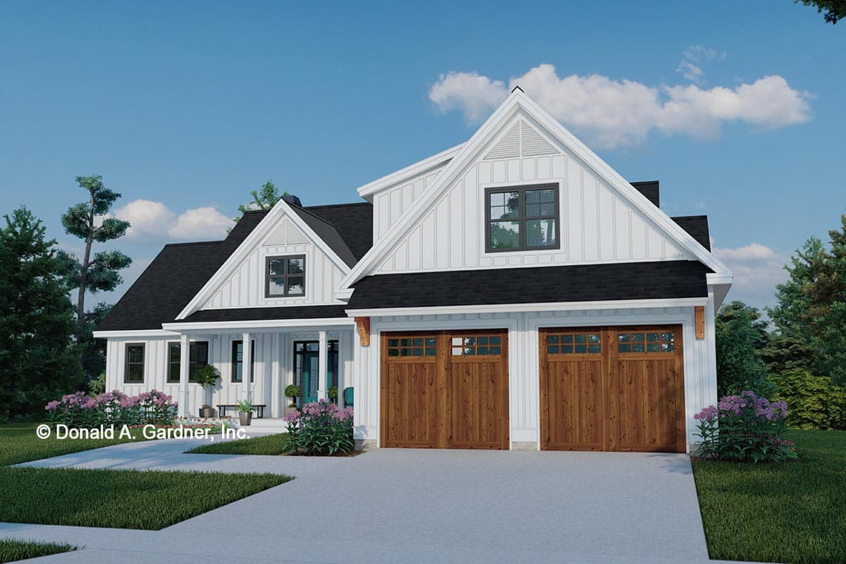 Plan 444037GDN: 3-Bed Craftsman House Plan with Bonus Room - Image #6 - Country, Craftsman, Farmhouse, Modern Farmhouse, New American, Ranch, Traditional