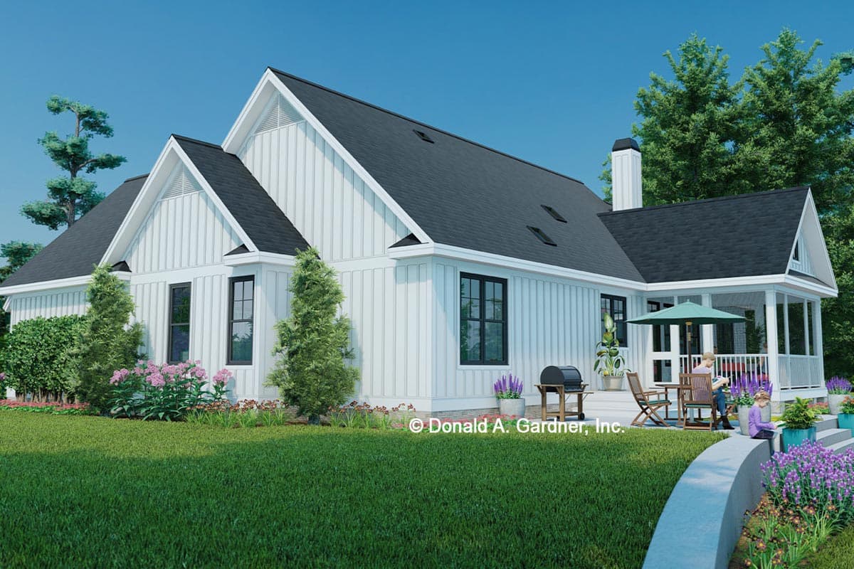 Plan 444037GDN: 3-Bed Craftsman House Plan with Bonus Room - Image #5 - Country, Craftsman, Farmhouse, Modern Farmhouse, New American, Ranch, Traditional