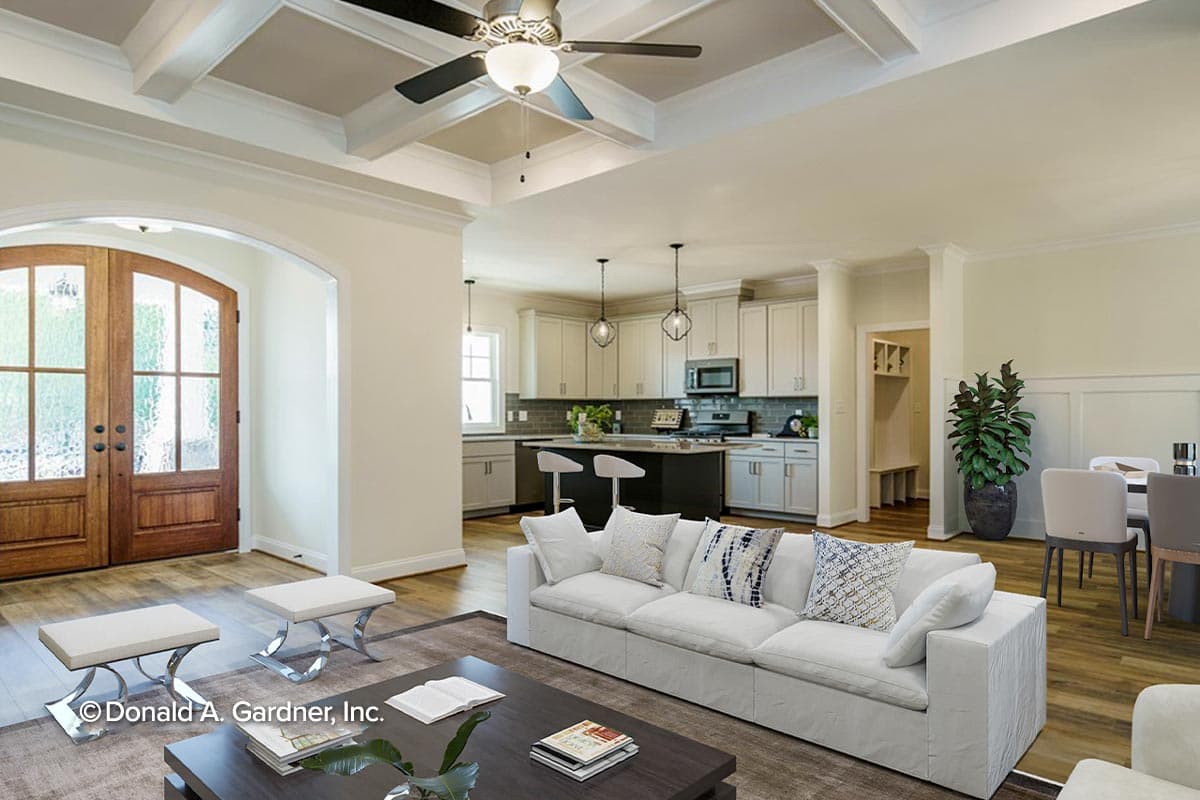 Plan 444038GDN: Country Ranch Plan with Screened Porch and Split-bed Layout - Image #6 - Country, Ranch, Traditional