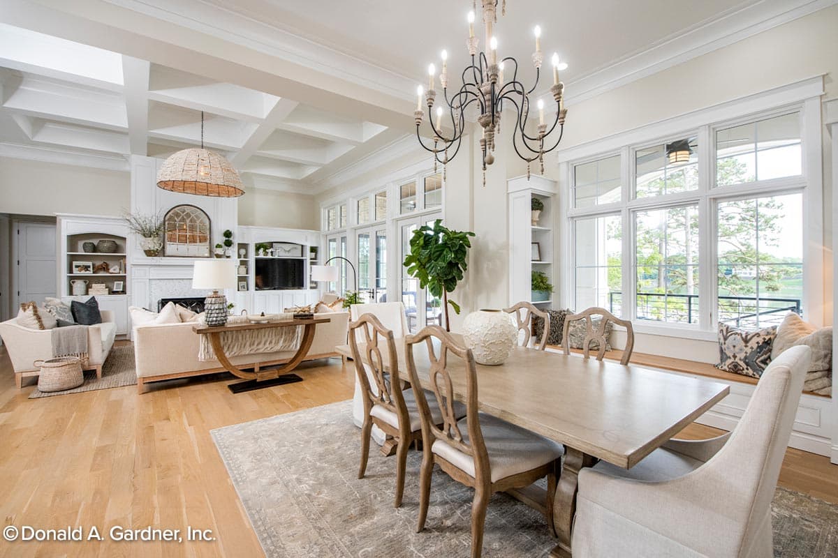 Plan 444041GDN: European Ranch for Sloped Lot - 3822 Sq Ft - Image #6 - European, Ranch, Traditional