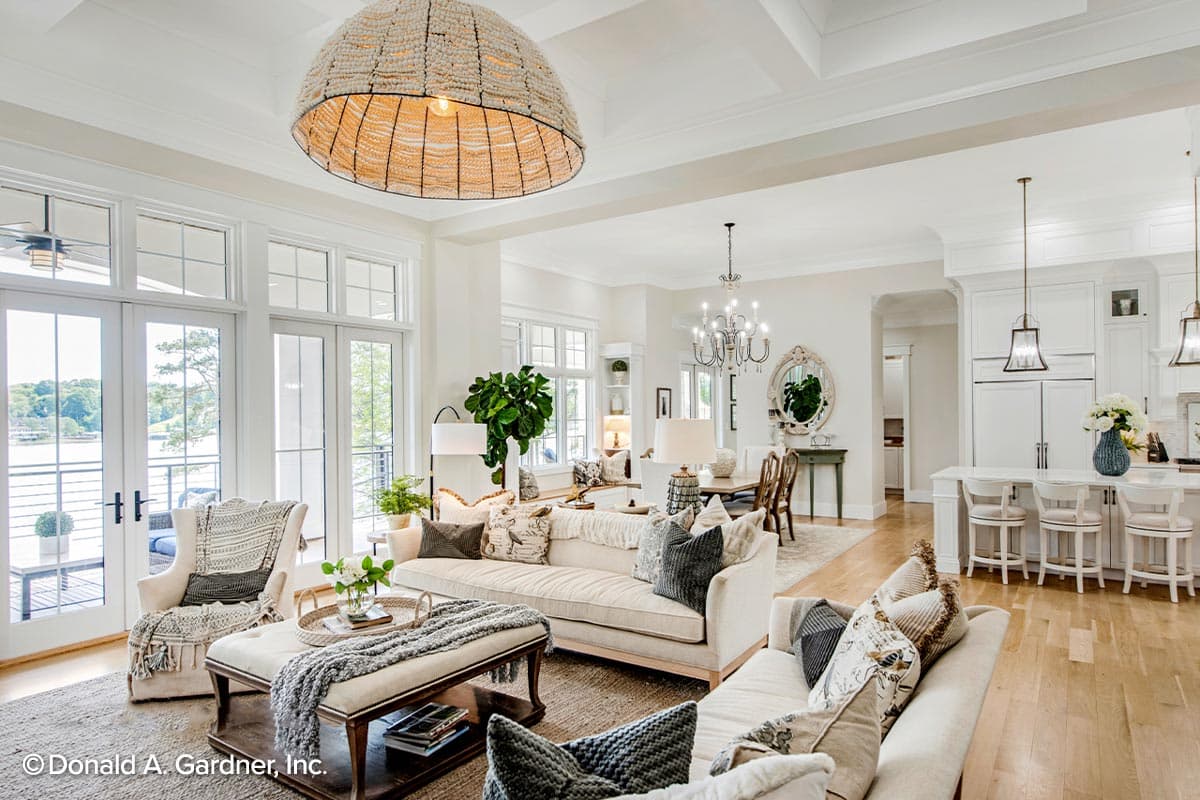 Plan 444041GDN: European Ranch for Sloped Lot - 3822 Sq Ft - Image #8 - European, Ranch, Traditional