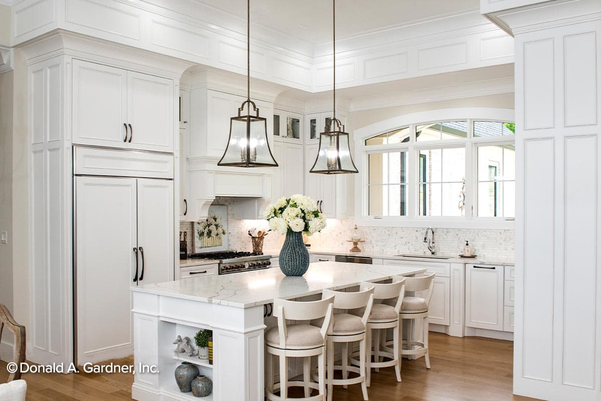 Plan 444041GDN: European Ranch for Sloped Lot - 3822 Sq Ft - Image #10 - European, Ranch, Traditional